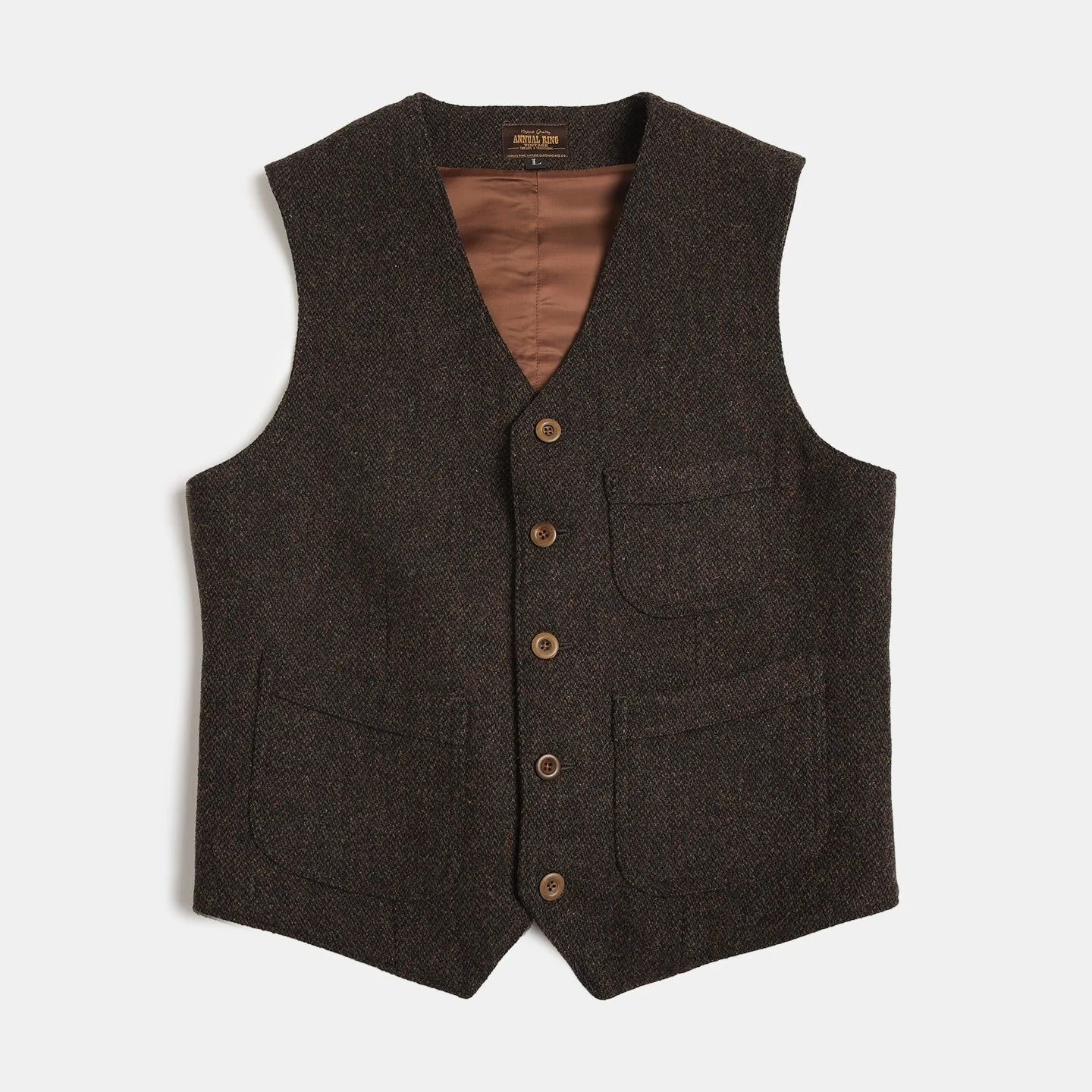 

Men's Blazer Safari Tweed Vest Black Brown Victorian Elegant Classic Groom's Tight Wedding Waistcoat Designer Gilet Vintage