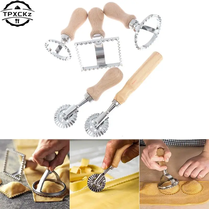 

Ravioli Cutter Pastry Press Mold Dumpling Lace Embossing Device Ravioli Maker Mold Ravioli Stamp Cookie Mold Kitchen Baking Tool