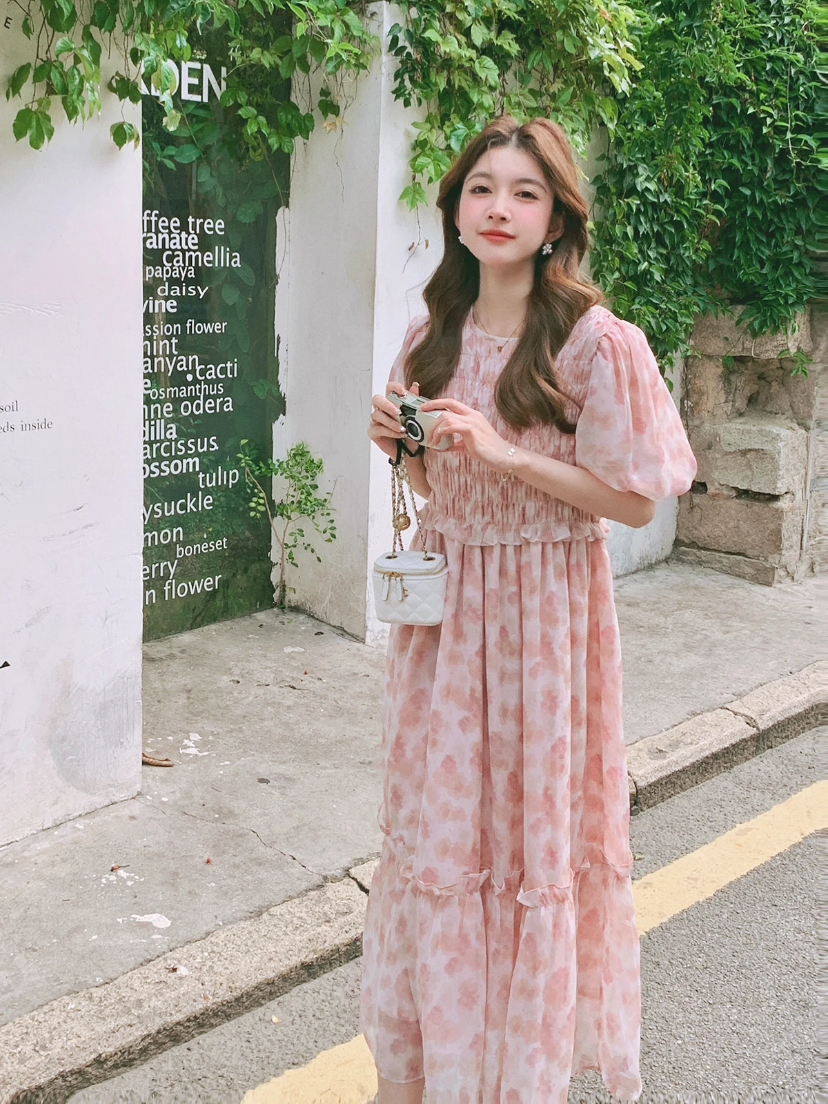 Розовое платье женское лето 2024 Новое поступление элегантная юбка с пышными