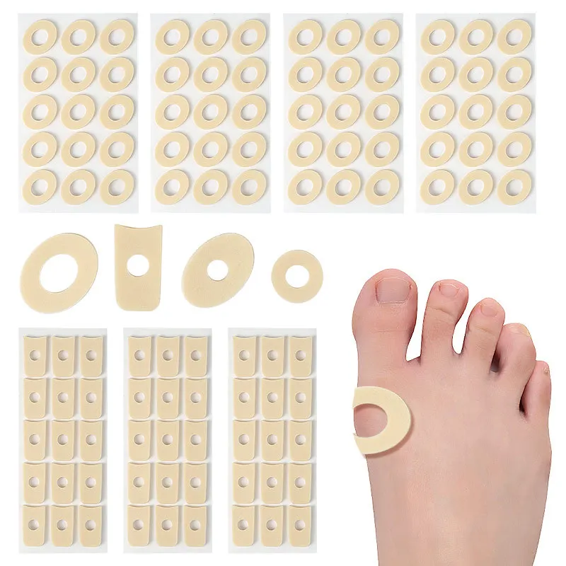 

15pc/Sheet Callus Cushions Shoes Heel Pad Foam Round Toe Foot Corn Bunion Protectors Pads Do Foot Care