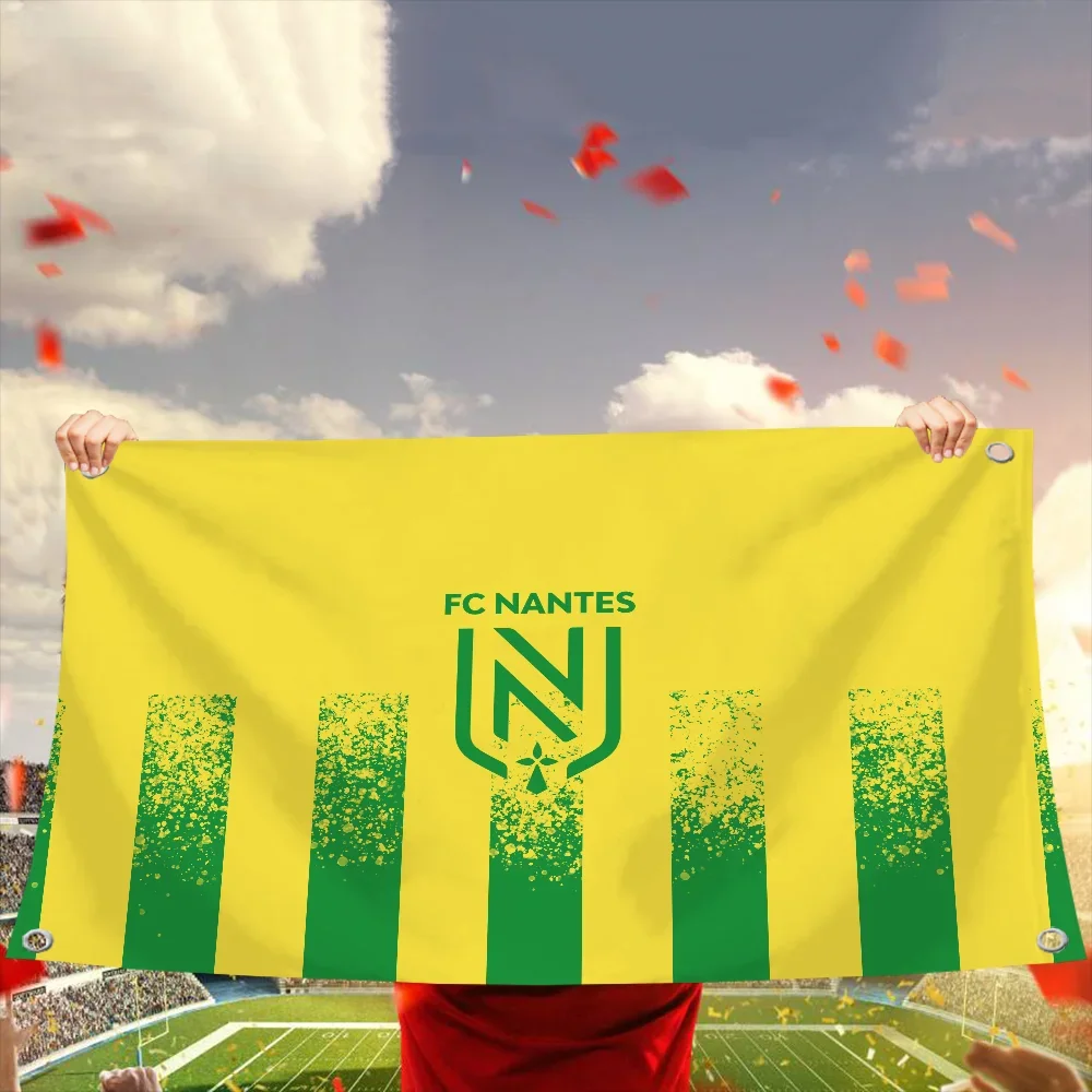 Флаг гордости для подвешивания флагов комнат Клубный баннер FC N-nantes Забавные
