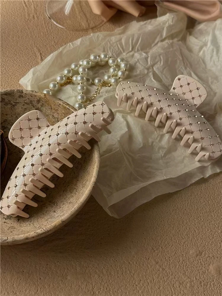 Женский зажим для волос с уксусной кислотой элегантный кристаллами аксессуар на