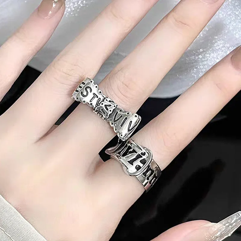 Кольцо в стиле панк с надписью Земля среднего возраста и бантом женское кольцо