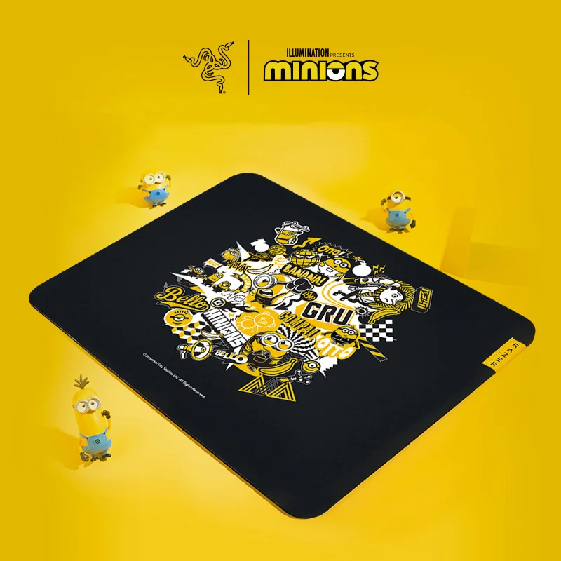 

Игровой коврик для мыши Razer Minions Limited Edition Goliathus V3, мягкие Противоскользящие коврики для мыши из резины высокой плотности