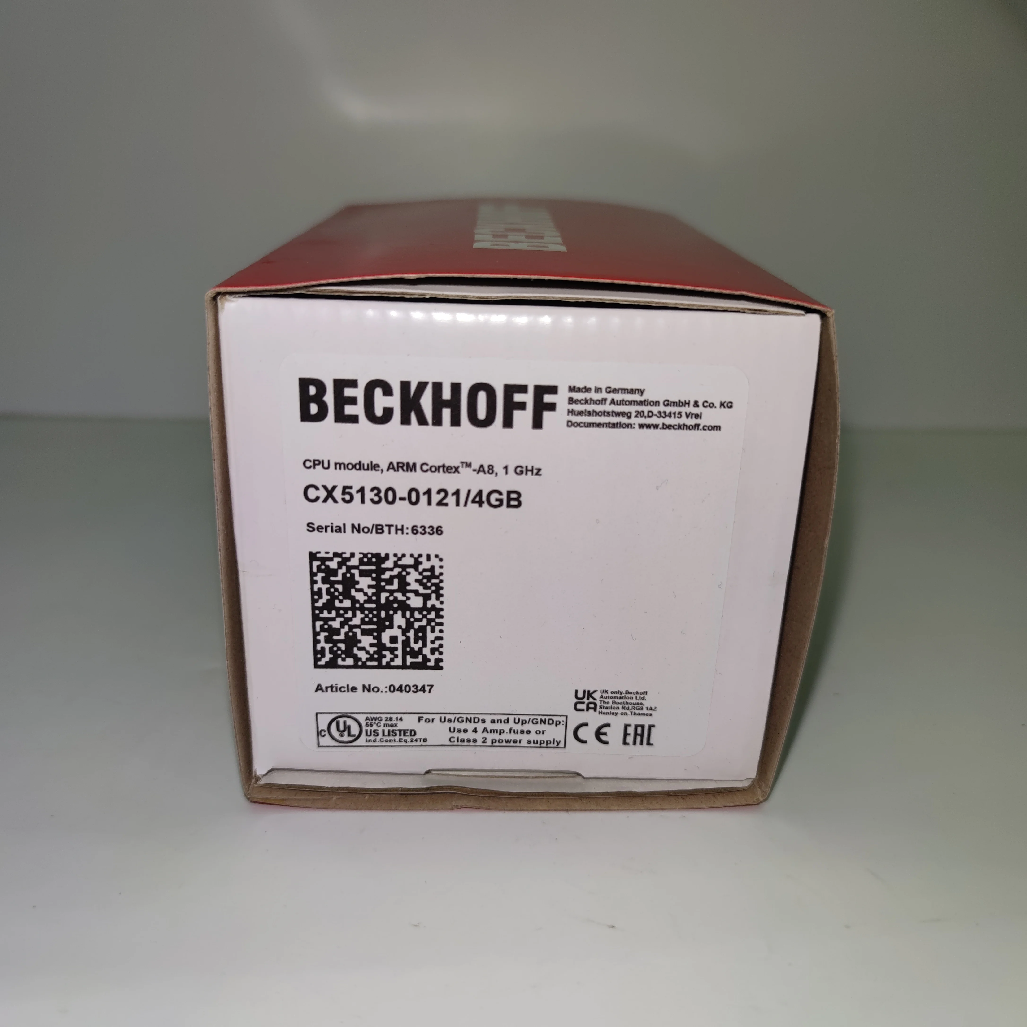 Фото BECKHOFF CX5130-0121-4GB 6336 CX5130 |   Встраиваемый ПК с процессором Atom E3827, абсолютно новый и оригинальный, добро пожаловать к заказу №3