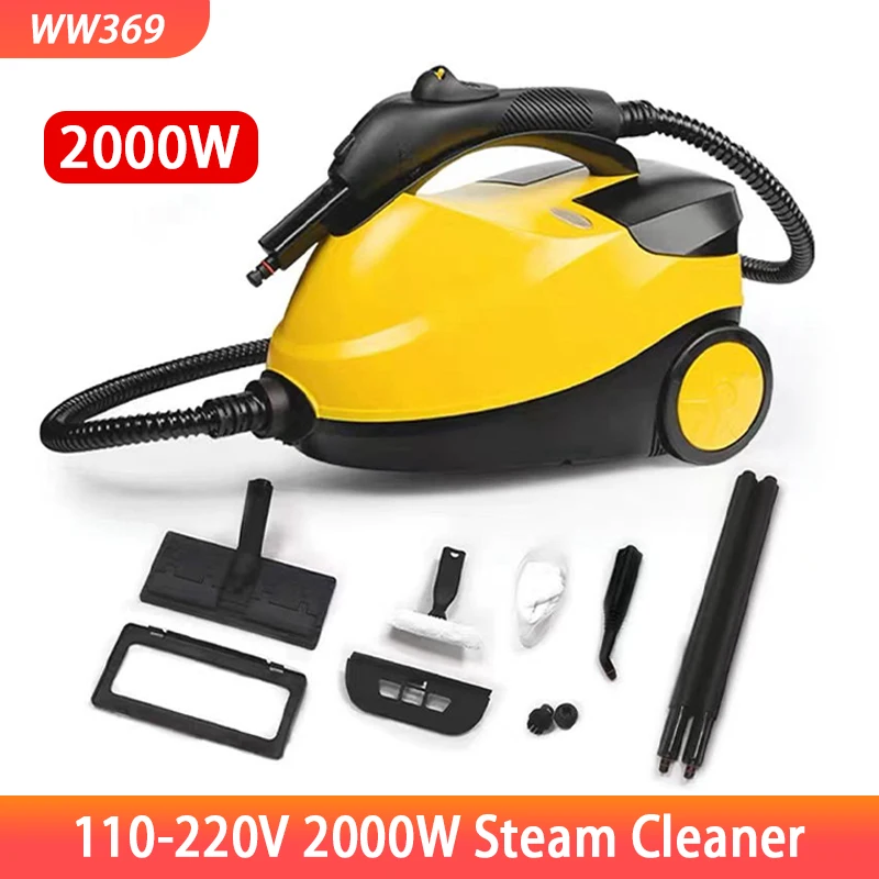 

High Pressure High Temperature Steam Cleaner 2000W Handhled Air Conditioning Kitchen Hood Car Steaming Cleaner Sterilizer 220V