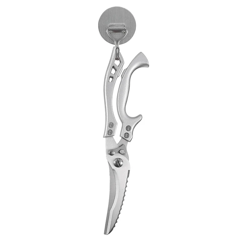 

Professional Stainless Steel Kitchen Scissors Poweful Chicken Bone Scissors