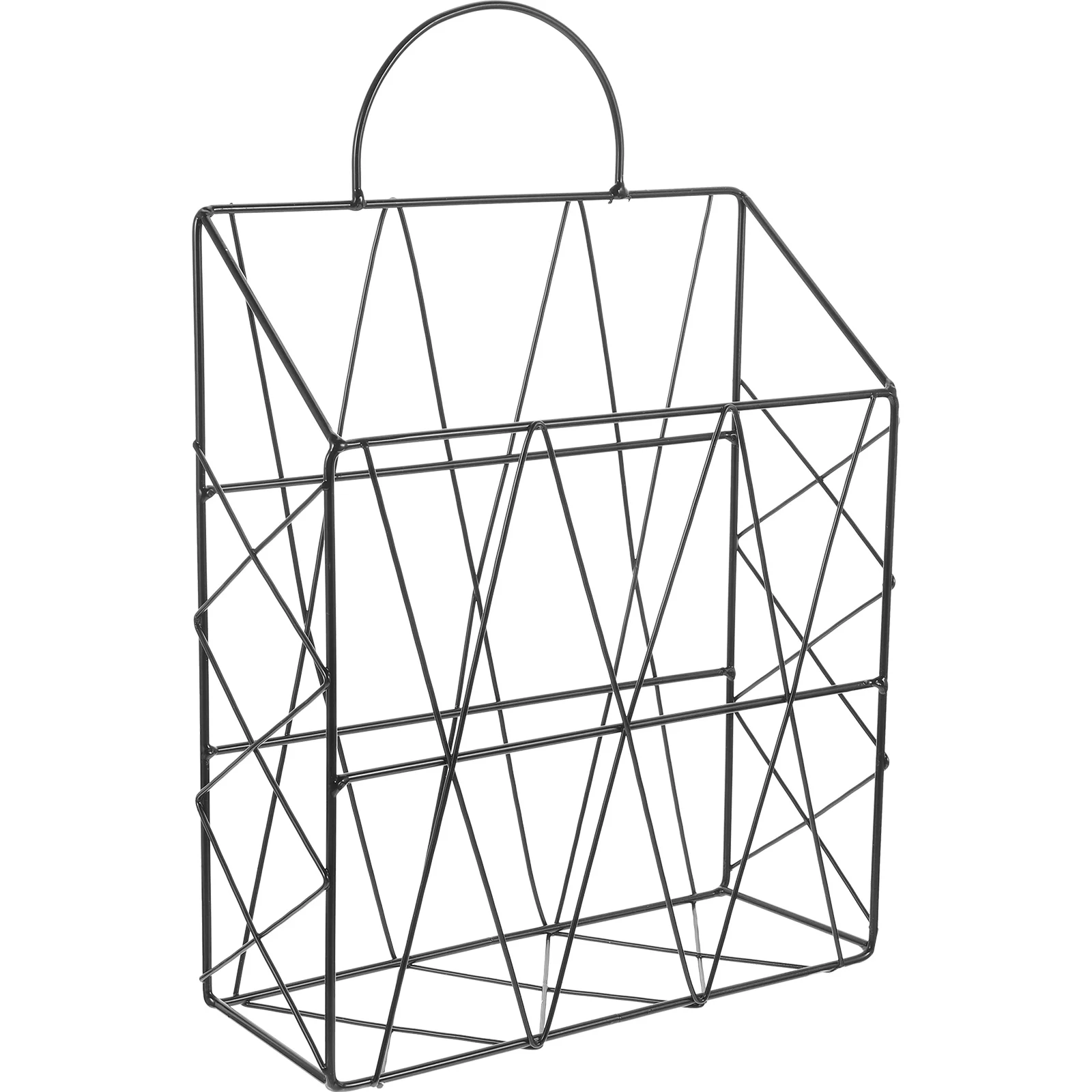 

Household Resistant Metal Wire Multi-function Convenient Files Holder Storage Basket Book Organizer