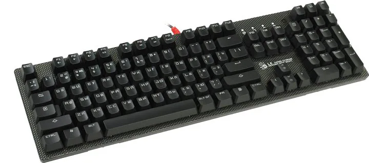

Игровая клавиатура A4Tech Bloody B800,Она имеет классическую форму, клавиши о
