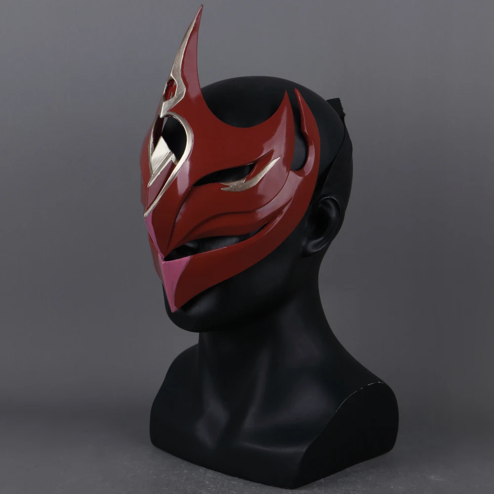 Tartaglia Cosplay Mask Child Accessories Game Genshin Impact Halloween Role Playing PVC Props Anime Kids Toy Adjustable