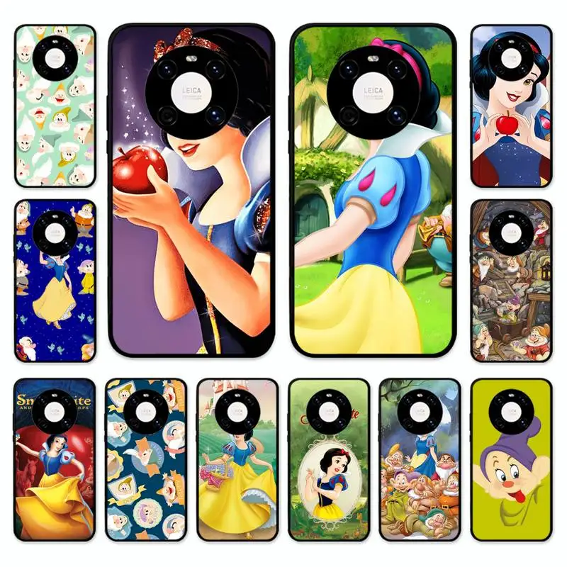 

Disney Snow White and the Seven Dwarfs Phone Case for Huawei Mate 20 10 9 40 30 lite pro X Nova 2 3i 7se