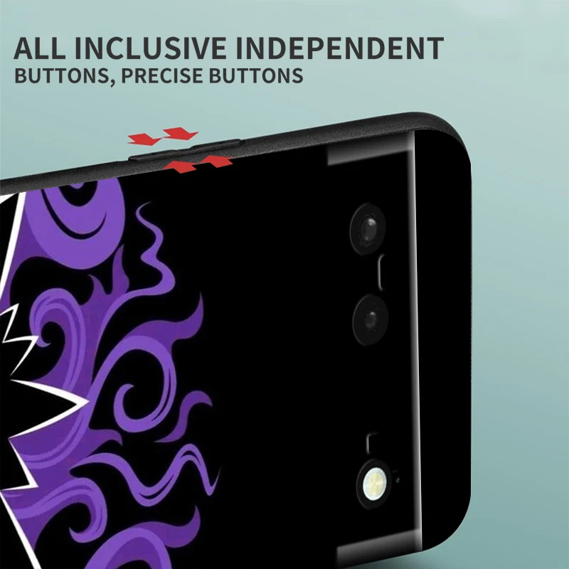 P-Pokemons G-Gengguis мультфильм для Google Pixel 9 8 7A 7 6A 6 5A 5 4 4A XL 5G черный силиконовый