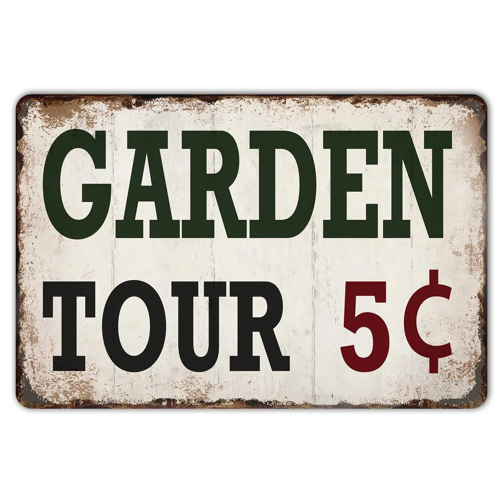 Винтажная жестяная вывеска для дома