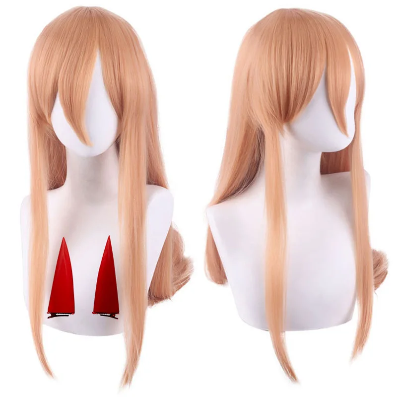 

Makima Power Wigs Anime Chainsaw Man Makima Power Cosplay Wig Long Orange Pink Heat Resistant cosplay costumes