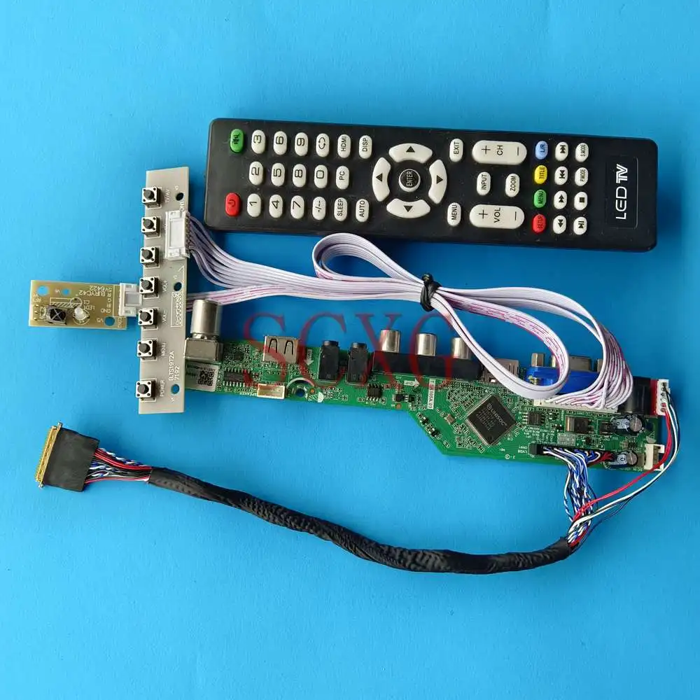 

Fit B156HTN02.1 15.6" Kit DIY VGA HDMI-Compatible AV USB LVDS 40 Pin 1920 1080 TV Analog Signal Monitor LCD Controller Board