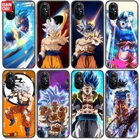hot selling dragon ball clear phone case for huawei honor 20 10 9 8a 7 5t x pro lite 5g black etui coque hoesjes comic fash d