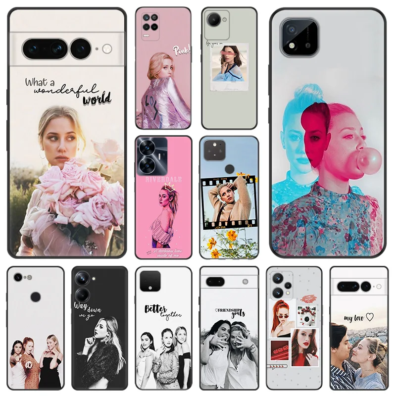 Матовая искусственная кожа для Pixel 8 8a 7 7a 6 6a Moto Edge 20 30 40 Pro OneFusion G200 Lili Reinhart Riverdale