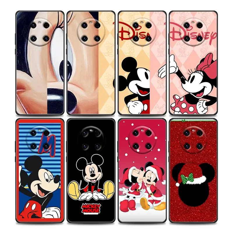 

Christmas Mickey Mouse Anime Cartoon Phone Case For Huawei Y9 2019 Y6 Y7 Y6p Y8s Y9a Y7a Mate 40 20 10 Pro Lite RS Cover Fundas