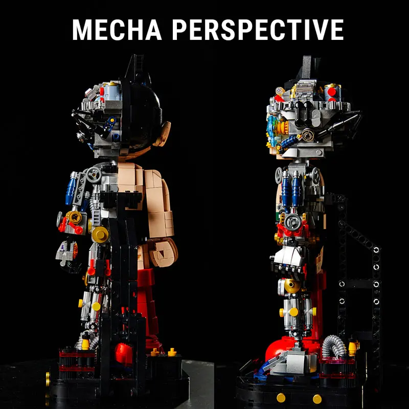 Пантази 86203 Астро мальчик кирпич механик получистая версия строительный блок