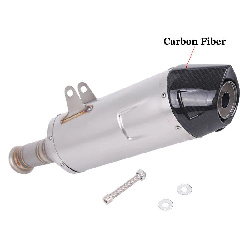 

Глушитель из углеродного волокна выхлопа мотоцикла с трубой среднего звена DB Killer Slip On для KTM 690 Enduro SMC R KTM690 2019-2025