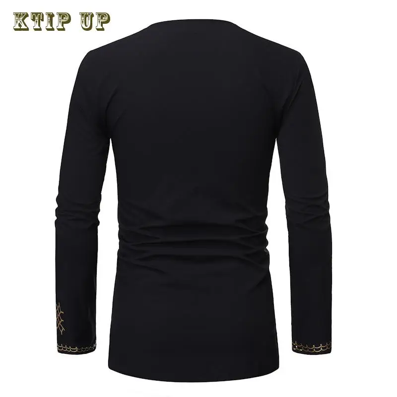 Длинная рубашка в африканском племени Дашики новинка тонкая классическая с