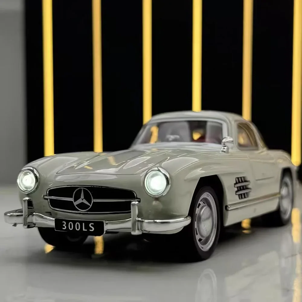 1:32 Масштаб 300SL автомобили литые модели игрушек из сплава 4 двери открытые звуки