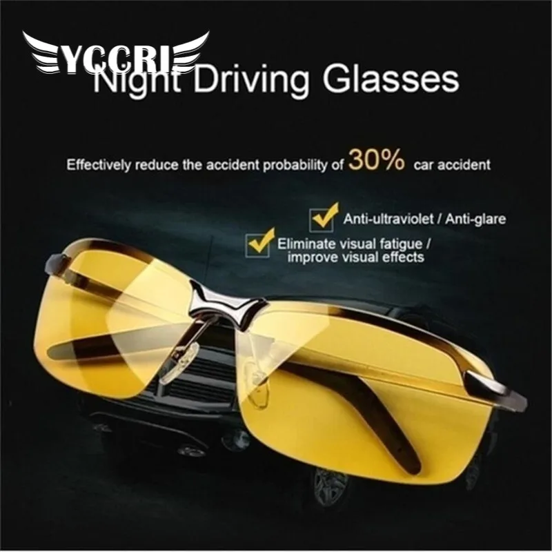 

Уличные спортивные солнцезащитные очки 2022, очки ночного видения, фотохромные поляризационные солнцезащитные очки, мужские очки дневного и ...