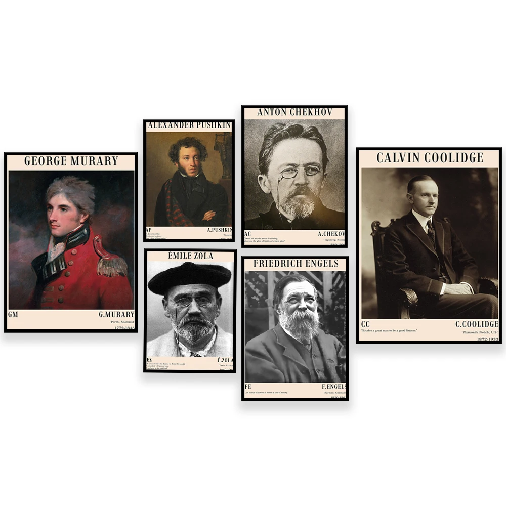 Александр Пушкин писатель Антона Чехов Емиль Зола Калвин Холоддж Джордж Мурли