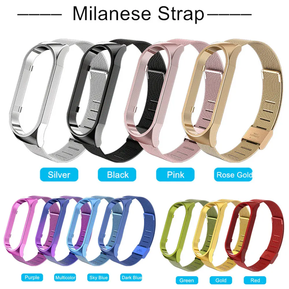 

Metal Strap For Xiaomi Mi Band 7 Replacement Stainless Steel Strap For Mi Band 7 Watchbands 애플워치 스트랩