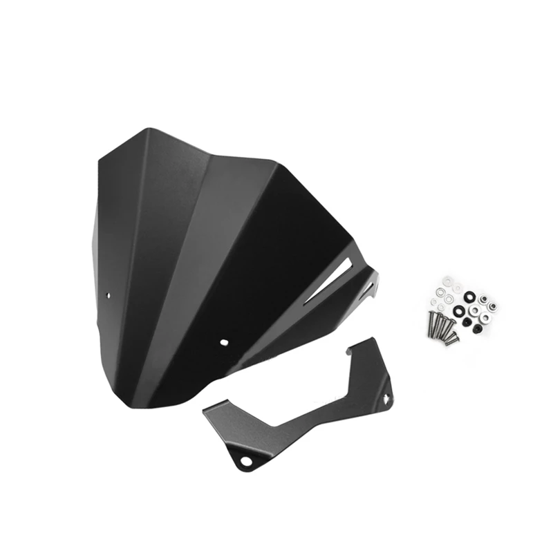 

Motorcycle Windshield Wind Screen Shield Aluminum Black For Honda CB750 HORNET Cb 750 Hornet 2023