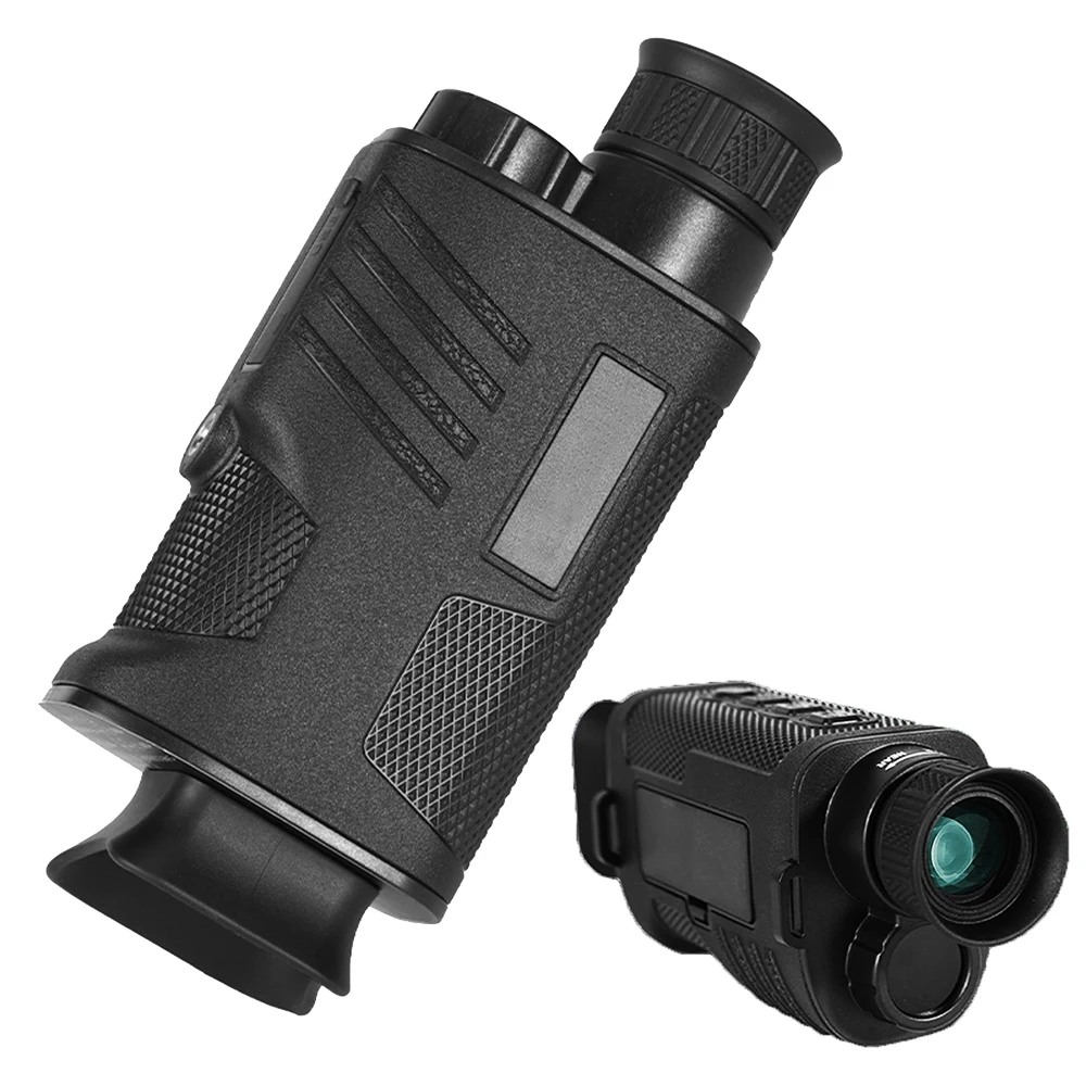 

LG64 Handheld Rechargeable Monocular Telescope 8X Zoom Digital 300M Infrared Night Vision for Hunting Camping Video Recording