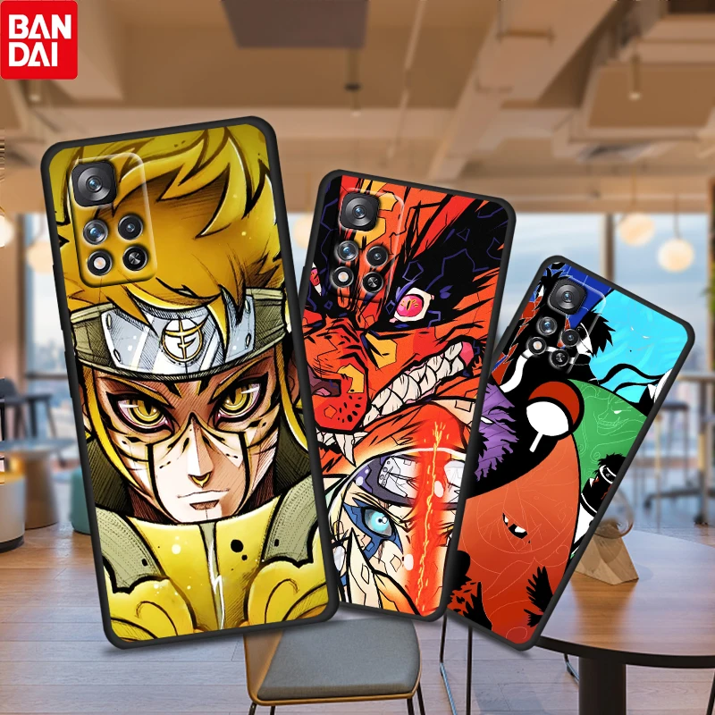 

Anime Naruto Cool for Xiaomi Redmi Note 11 10 11T 10S 9 9S 8 7 5G 4G Silicone Soft TPU Black Phone Case Fundas Coque Capa Cover