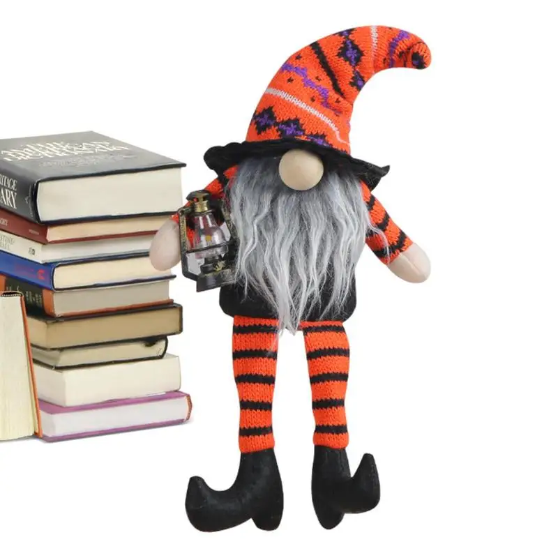 

Halloween Gnome Plush Decoration Faceless Doll With Black Witch Cloak Hat Vampire Doll Party Decor Doll Ornaments For Home Decor