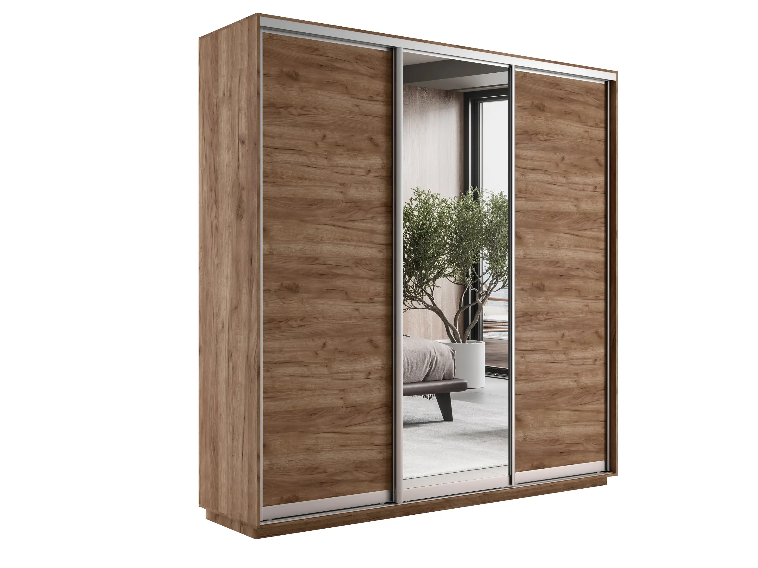 Шкаф-купе Медиум 1 зеркало 180х45х220