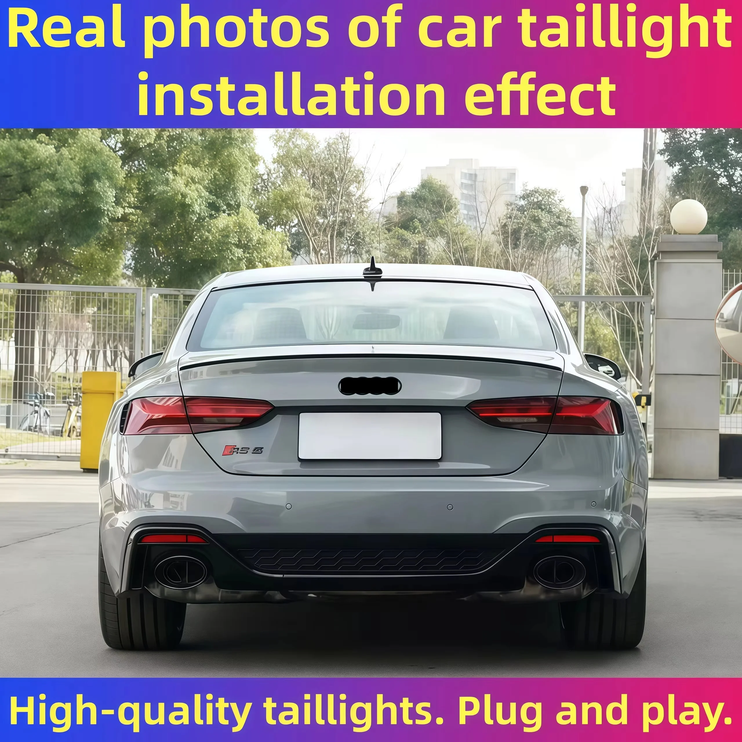 Задний фонарь для Audi A5 S5 RS5 2017-2020: обновленный OLED-дисплей, динамическая подсветка, последовательный сигнал поворота, аксессуары (art.: 3920d33baa809) - 3920d33baa809