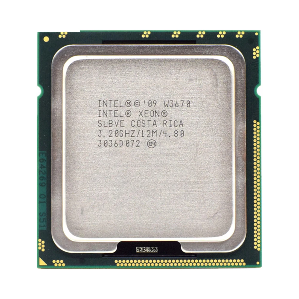 

Процессор Intel Xeon W3670 3,2-3,46 ГГц 12 МБ 6 ядер 12 потоков LGA 1366