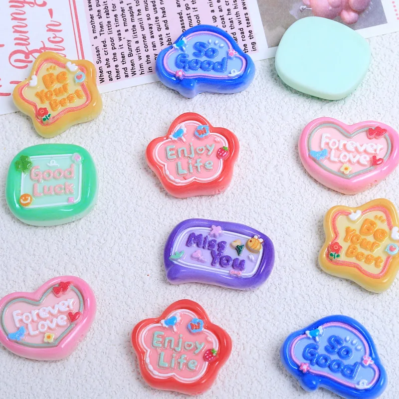 100 шт. милые пластиковые аксессуары для скрапбукинга