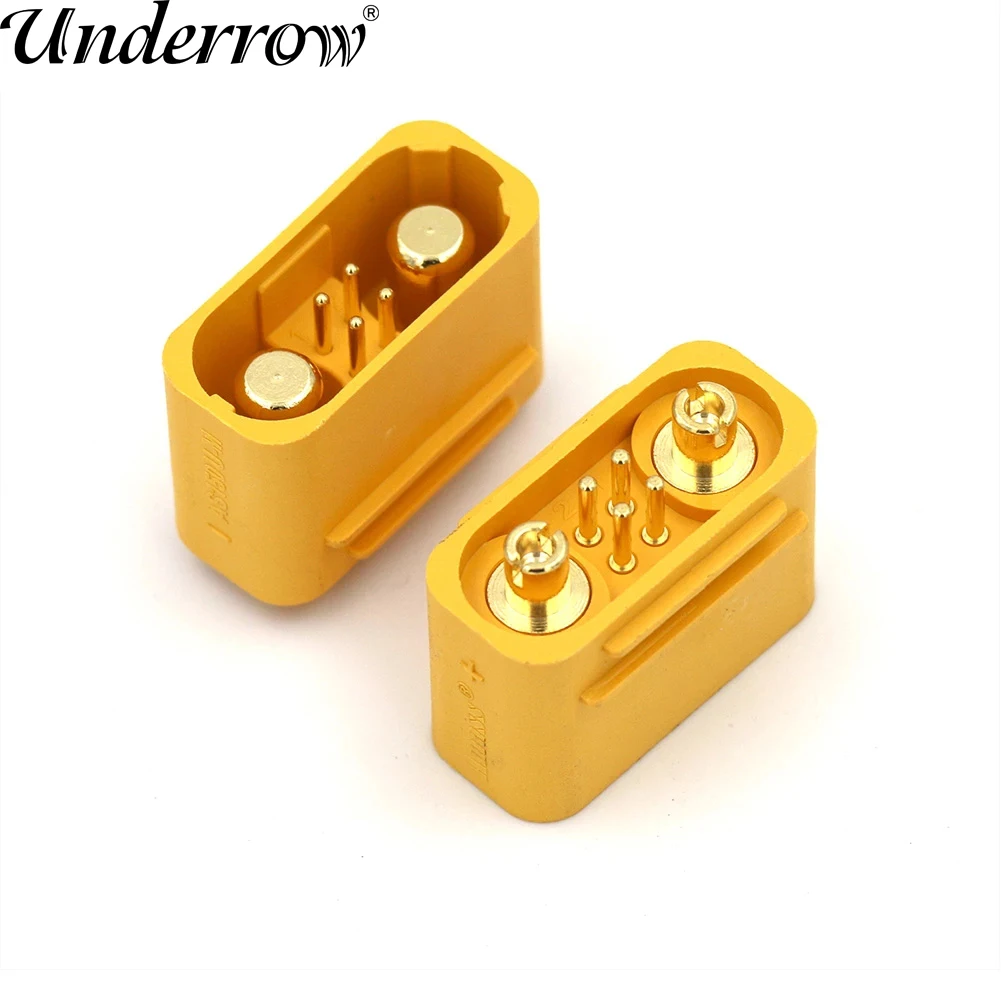 

Amass AS150UPB-M No Resistance Large Current Plate Type Connector Male Plug with Signal Pin for RC Aircraft FPV Drone