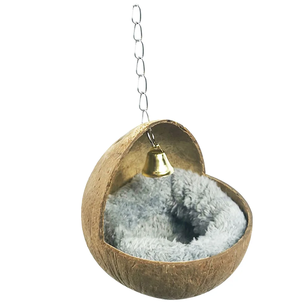 

Bird Parrothouse Natural Bed Crafted Cagehanging Accessory Delicatesuspending Hotel Window Viewinglifelike