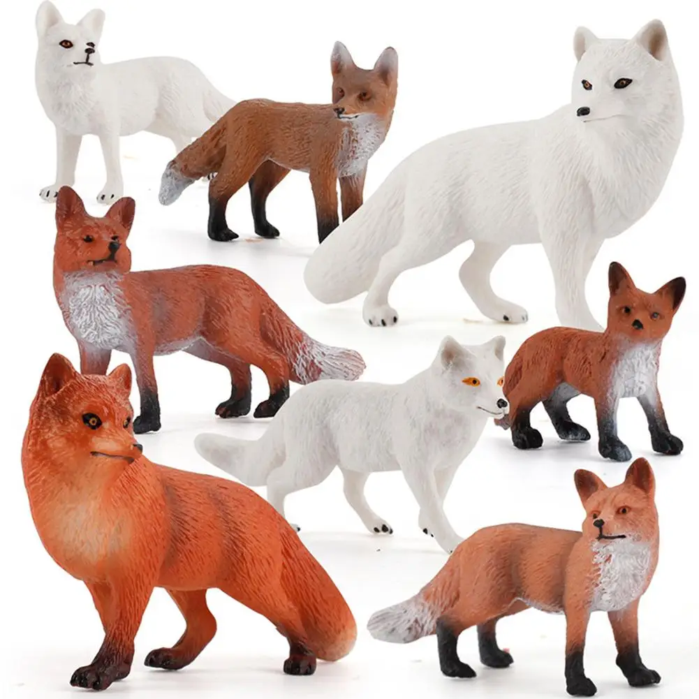 

Forest Wildlife Model Simulation Animal Figurine Ornaments Pvc Minifigure Educational Model Toy For Kids Gift