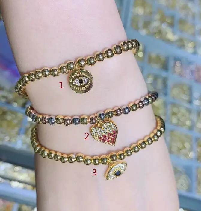 

1 шт., браслет золотого цвета с фианитами