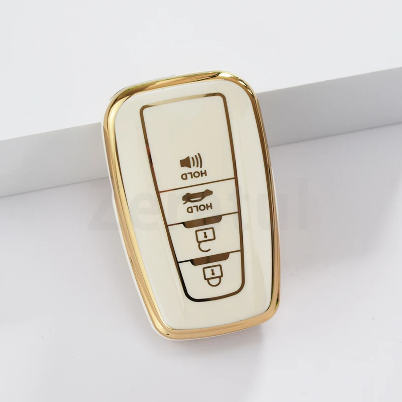 Чехол для автомобильного ключа из ТПУ, чехол для автомобильного ключа для Toyota Rav4 Corolla Camry Prius Avalon Hybrid Highlander 2018 2019 2020