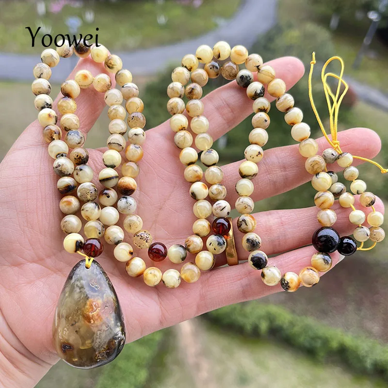 

Ожерелье из натурального янтаря, 32 г, 7 мм, КАПЛЕВИДНАЯ подвеска, 108 Розария мала, Балтийский Настоящий камень, поставщик 100% оригинальных лечебных ювелирных изделий, подарок