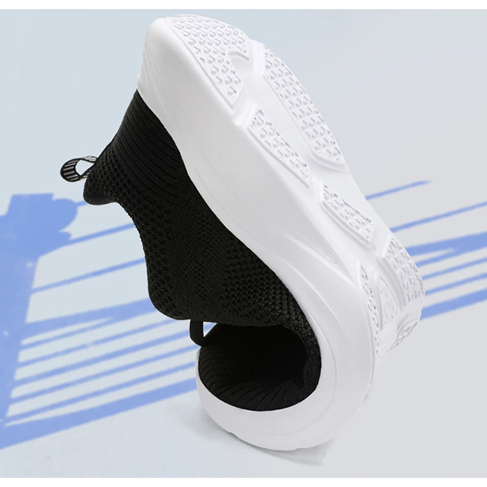 Loekeah Women's Casual Sport Shoes Breathable Mesh Running Shoes Fashion Lightweight Lady Flat Sneakers Lace-up Jogging Shoes