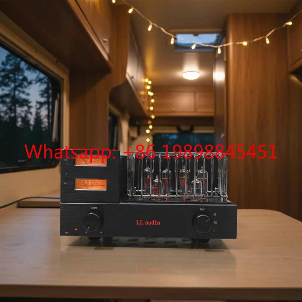 Фото Ламповый усилитель MINI 7 HiFi, 12 Вт*2, стерео, EL84 12AX7, класс А, ультралинейный, профессиональное аудиооборудование №1