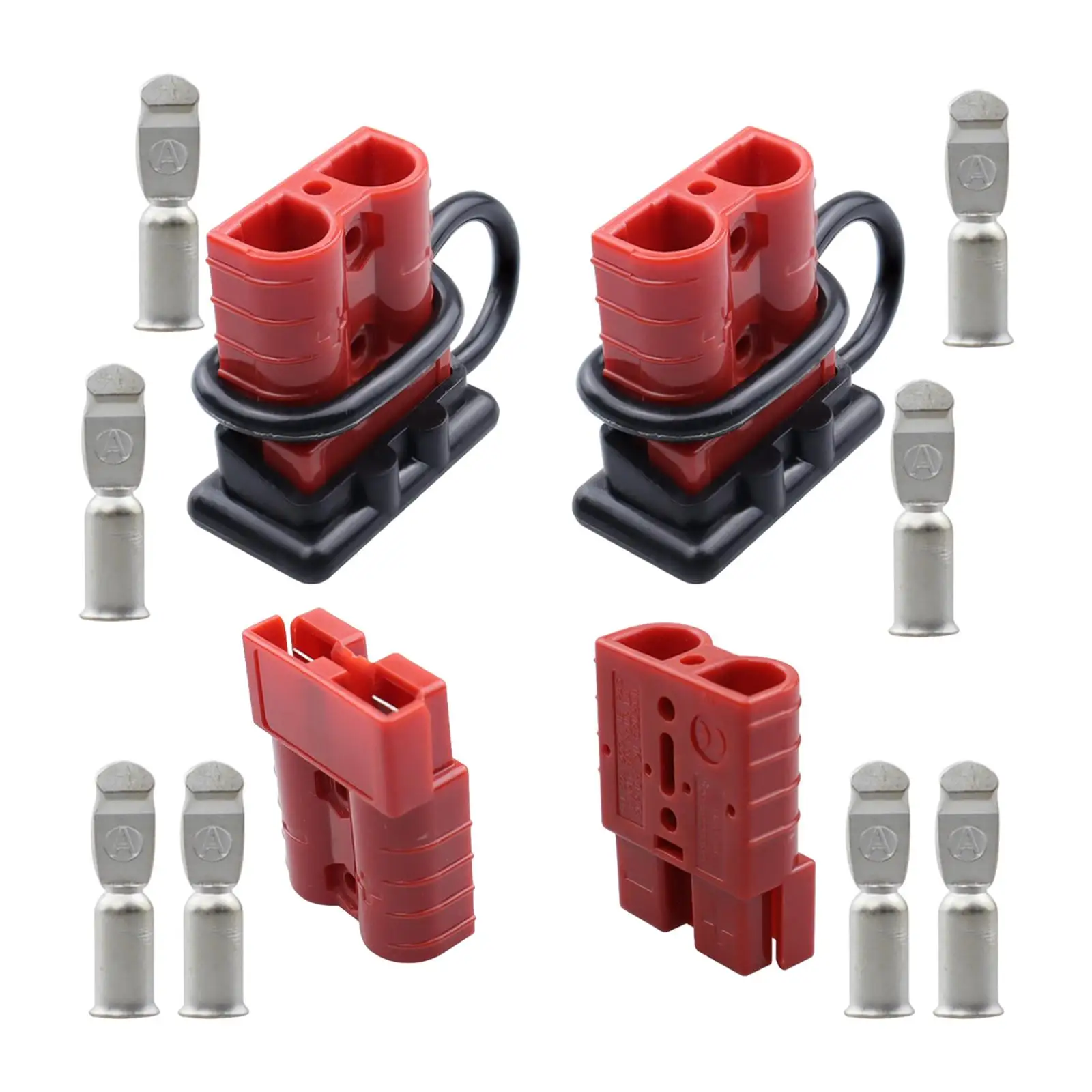 

4 Pieces Battery Cable Quick Connect Disconnect Plug for Car Winch Auto