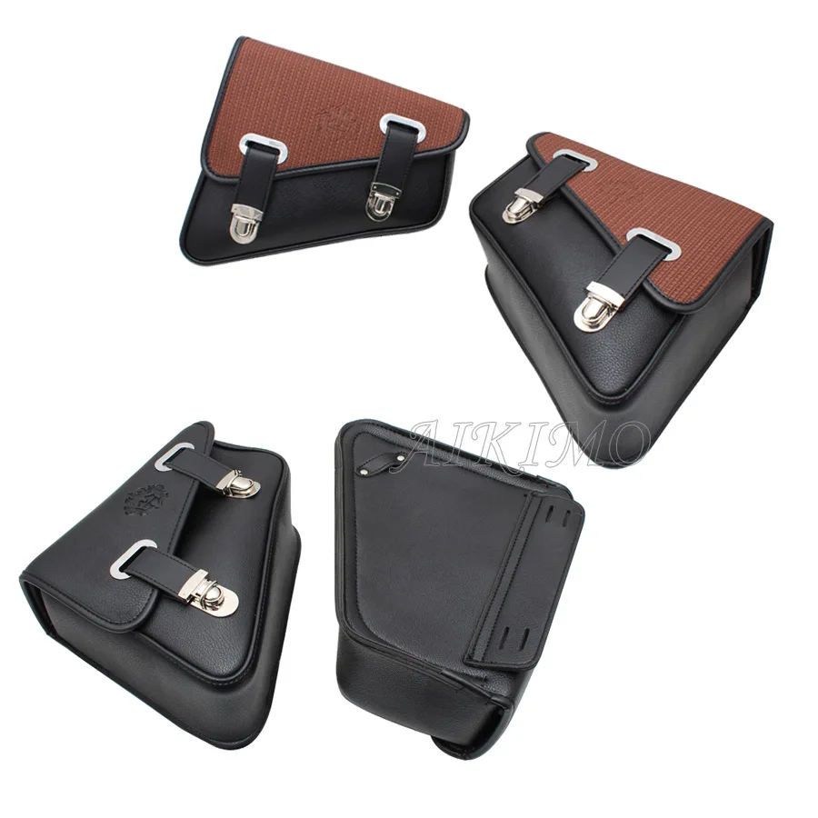 Кожаная школьная сумка для мотоциклистов соло Swingarm Sportster XL Dyna Softail Scout 60 Bobber Rebel |