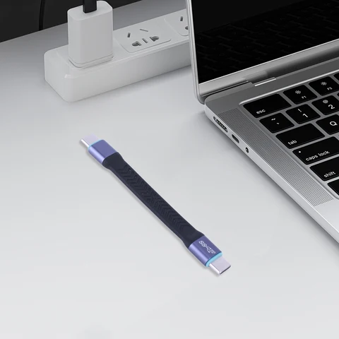 USB 3.2 20/40 Гбит/с кабель USB Type-C для Gen2 кабель для передачи данных PD100W Быстрая зарядка короткий USB-шнур 8K 60 Гц короткий кабель для быстрой зарядки