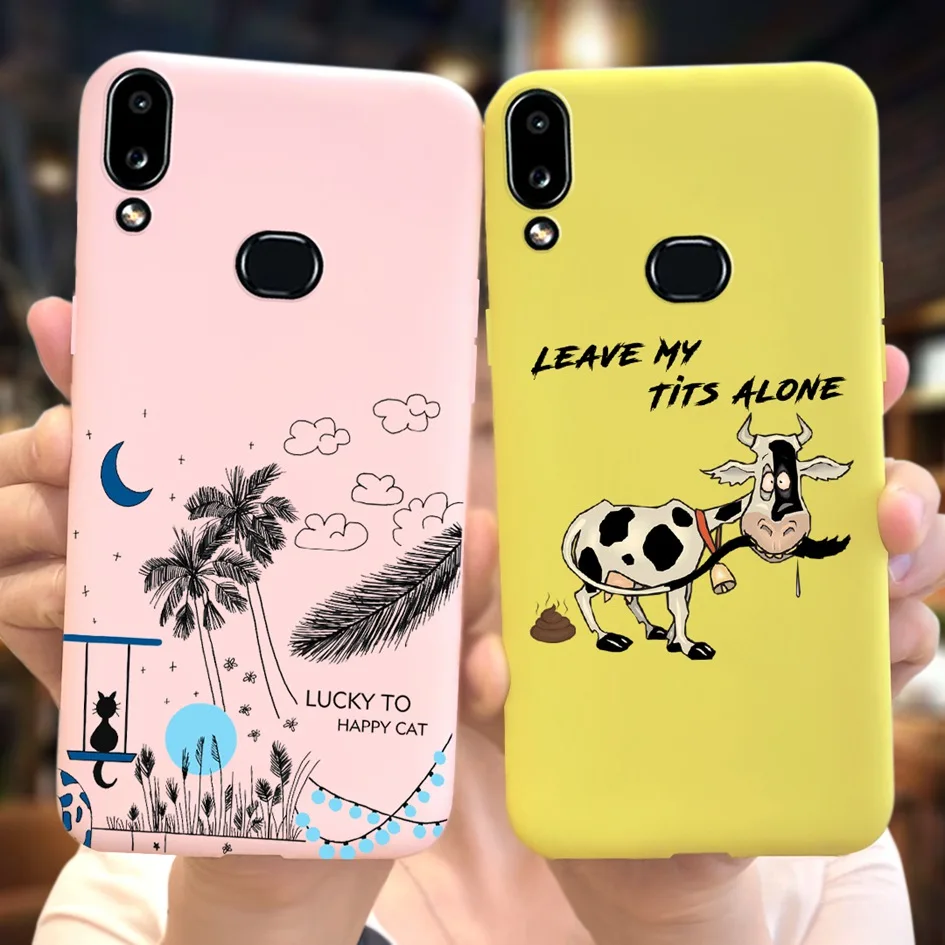 Фото Чехол для Samsung Galaxy A10, чехол A105FN, силиконовая Мягкая тонкая задняя крышка из ТПУ с цветами для Samsung A10S SM-A107F A 10S A 10, чехол для телефона №3