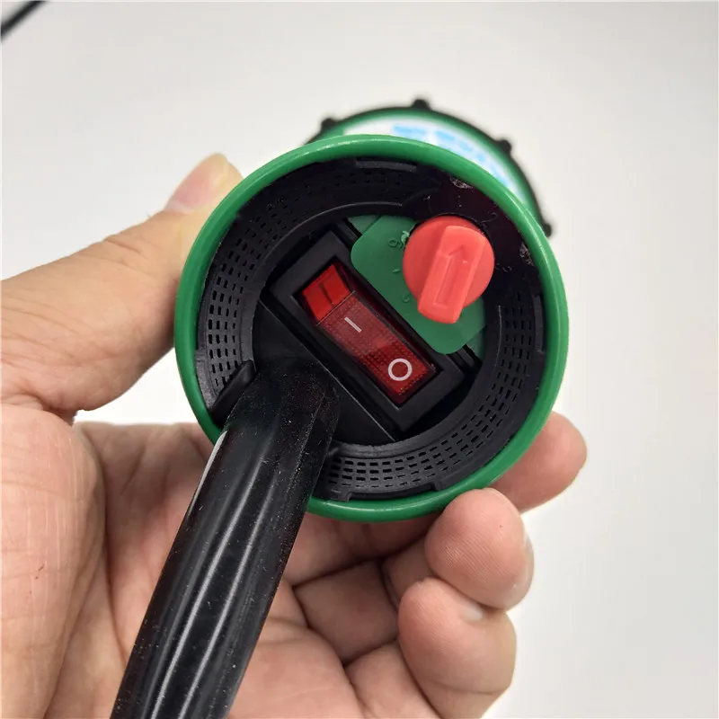 Фото Rayma 230 В 3400 Вт интеллектуальный цифровой дисплей пластиковый сварочный пистолет промышленный вентилятор горячего воздуха для отопления и усадки №5